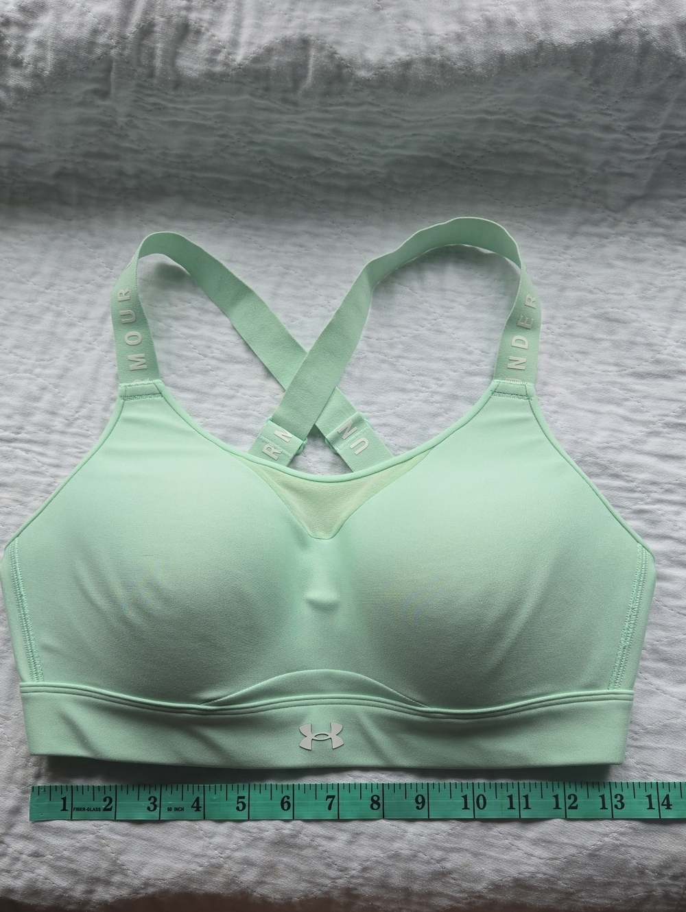 Under Armour Light Green Sports Bra, sL
